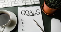goal setting at a desk